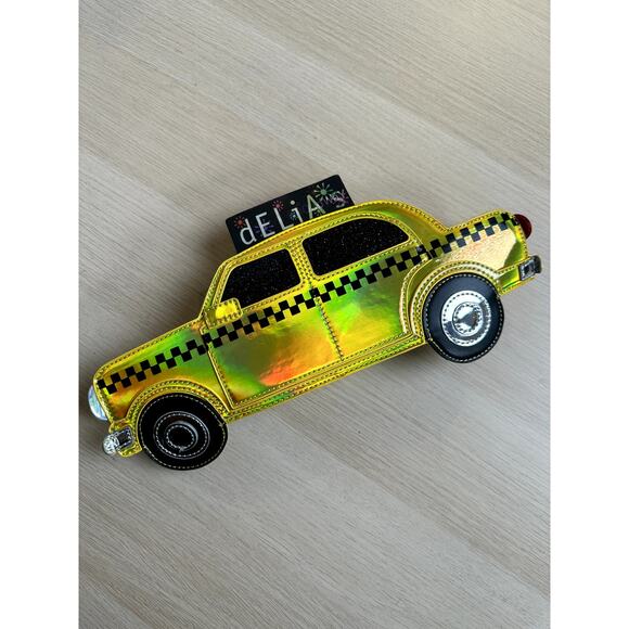 SOLD OUT!  Delia's Taxi Cab Crossbody Bag 90's / Y2K style - NEW - Picture 1 of 4